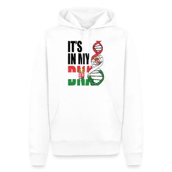 Hongrie - Sweat à capuche Premium bio Homme - blanc - Devant - Nico (187cm)