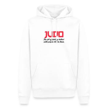 judo the art of folding people - Männer Premium Bio Hoodie - Weiß - Vorne - Nico (187cm)