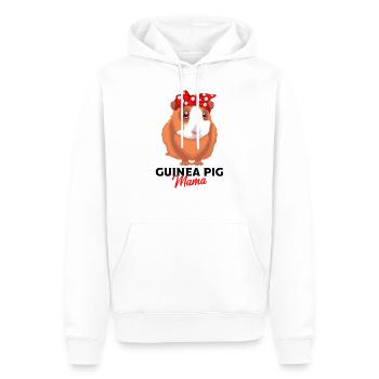 Cochon d'Inde - Sweat à capuche Premium bio Homme - blanc - Devant - Nico (187cm)