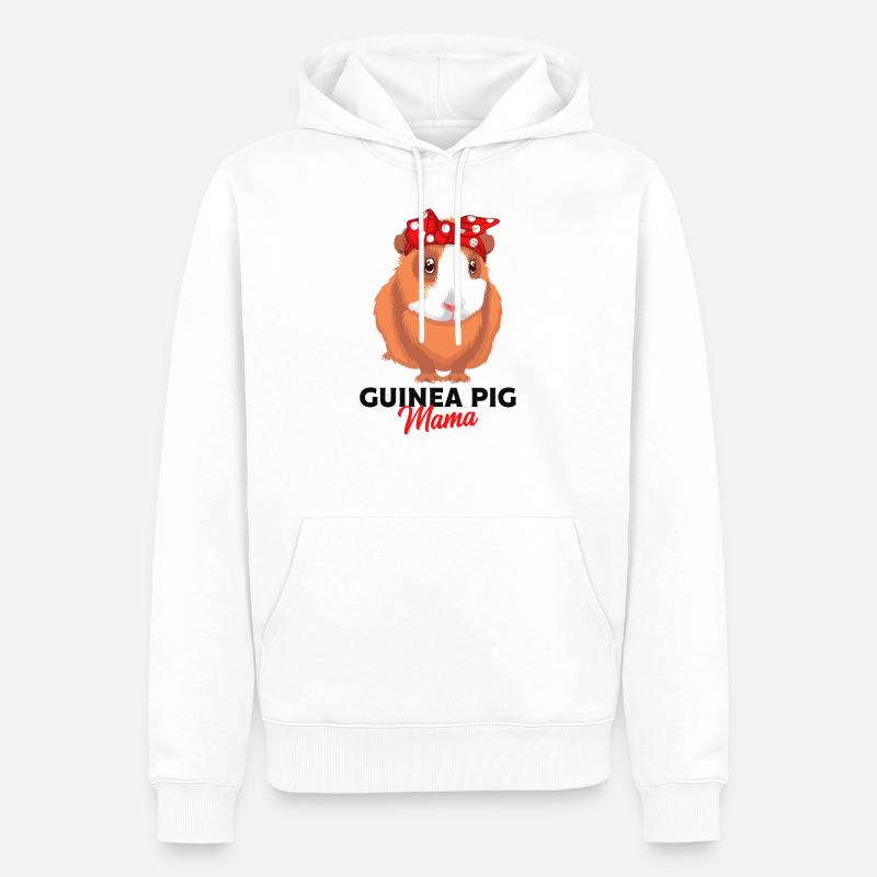 Cochon d'Inde - Sweat à capuche Premium bio Homme - blanc