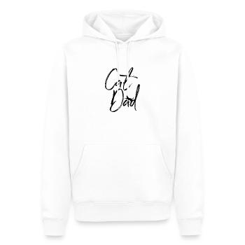 Katzen Vater Geschenk Katzenliebhaber - Männer Premium Bio Hoodie - Weiß - Vorne - Nico (187cm)