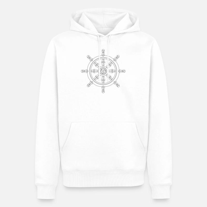 Buddhismus - Männer Premium Bio Hoodie - Weiß