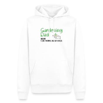 Gardening dad - Männer Premium Bio Hoodie - Weiß - Vorne - Nico (187cm)