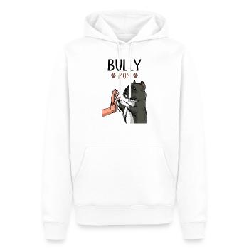 American Bully Mom Dogs Mom - Men’s Premium Organic Hoodie - white - Front - Nico (187cm)
