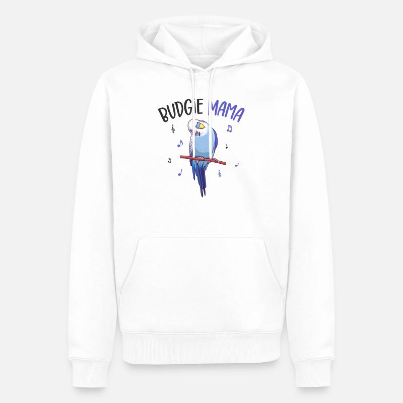 Perruque - Sweat à capuche Premium bio Homme - blanc