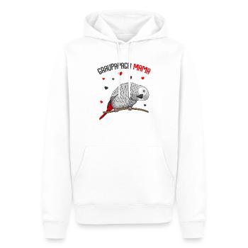 Graupapagei - Männer Premium Bio Hoodie - Weiß - Vorne - Nico (187cm)