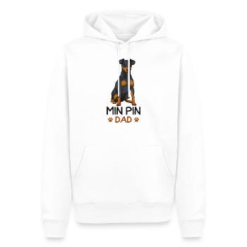 Zwergpinscher - Männer Premium Bio Hoodie - Weiß - Vorne - Nico (187cm)