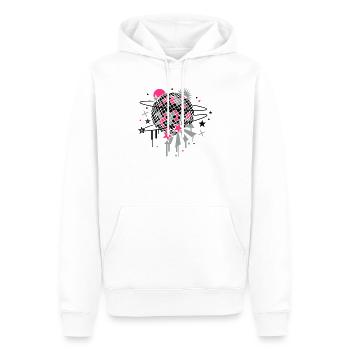 Disco Kugel - Männer Premium Bio Hoodie - Weiß - Vorne - Nico (187cm)