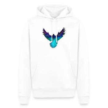 eagle falcon - Men’s Premium Organic Hoodie - white - Front - Nico (187cm)