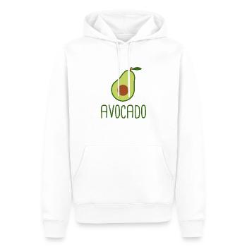 avocado - Sweat à capuche Premium bio Homme - blanc - Devant - Nico (187cm)
