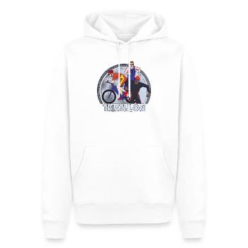 Triathlon - Sweat à capuche Premium bio Homme - blanc - Devant - Nico (187cm)