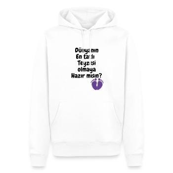 Teyze Oluyorsun - Männer Premium Bio Hoodie - Weiß - Vorne - Nico (187cm)
