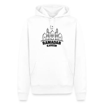 Ramadan Kareem Moschee - Männer Premium Bio Hoodie - Weiß - Vorne - Nico (187cm)