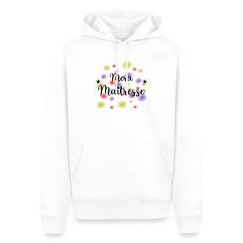 MISTRESS. THANK YOU. THANK YOU MISTRESS. GIFT - Men’s Premium Organic Hoodie - white - Front - Nico (187cm)