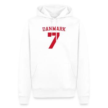 Denmark 7 Sport Design - Männer Premium Bio Hoodie - Weiß - Vorne - Nico (187cm)
