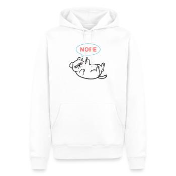 Synopsis coloré de la bande dessinée Pug Dog - Sweat à capuche Premium bio Homme - blanc - Devant - Nico (187cm)