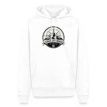 Bündner - Männer Premium Bio Hoodie - Weiß - Vorne - Nico (187cm)