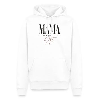 Mama. Mein sicherer Ort. Geschenk Oma Mama - Männer Premium Bio Hoodie - Weiß - Vorne - Nico (187cm)