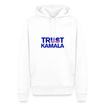US Wahl 2024 - Männer Premium Bio Hoodie - Weiß - Vorne - Nico (187cm)