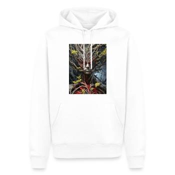 Plantes effrayantes Alien 1.7 - Sweat à capuche Premium bio Homme - blanc - Devant - Nico (187cm)