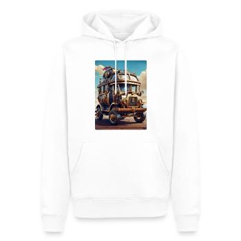Steampunk Automobile 1.14 - Männer Premium Bio Hoodie - Weiß - Vorne - Nico (187cm)