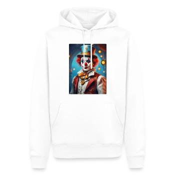 Steampunk Clown 1.17 - Männer Premium Bio Hoodie - Weiß - Vorne - Nico (187cm)