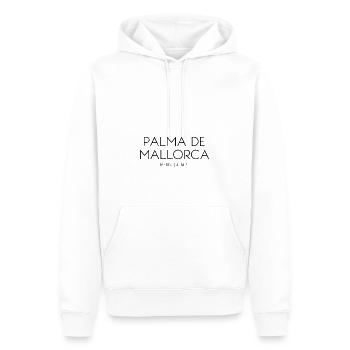 Palma de Mallorca, Balearen, Spanien, Mittelmeer - Männer Premium Bio Hoodie - Weiß - Vorne - Nico (187cm)