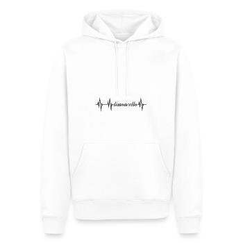 Limoncello, liqueur de citron, Limoncino, Italie - Sweat à capuche Premium bio Homme - blanc - Devant - Nico (187cm)