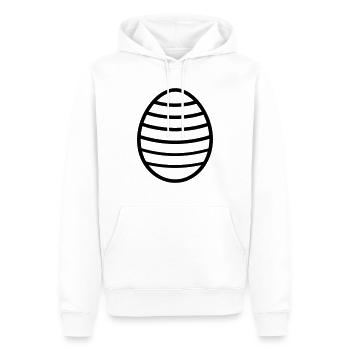 Osterei - Männer Premium Bio Hoodie - Weiß - Vorne - Nico (187cm)