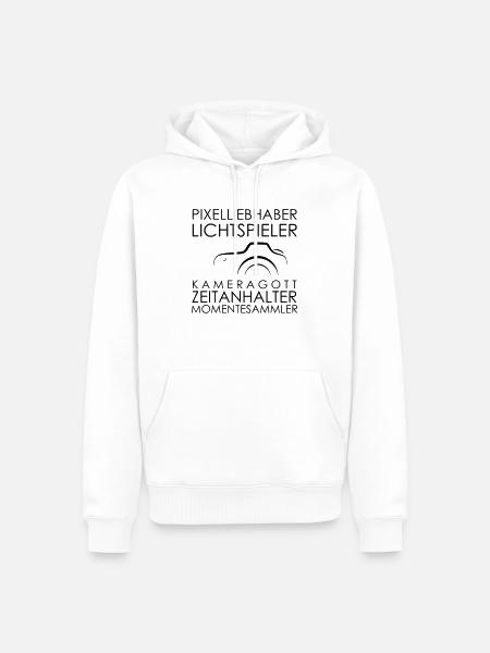 Pillow - Männer Premium Bio Hoodie - Weiß