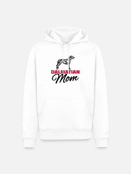 Dalmatiner - Männer Premium Bio Hoodie - Weiß