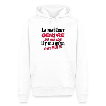 Le meilleur gendre du monde c'est moi !! - Männer Premium Bio Hoodie - Weiß - Vorne - Nico (187cm)