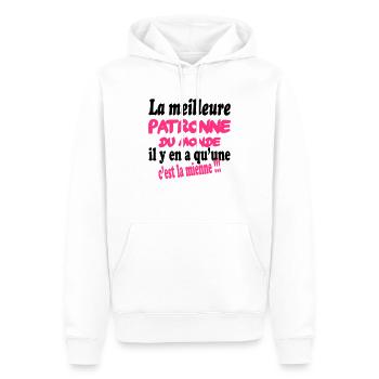 La meilleure patronne du monde c'est moi !! - Männer Premium Bio Hoodie - Weiß - Vorne - Nico (187cm)