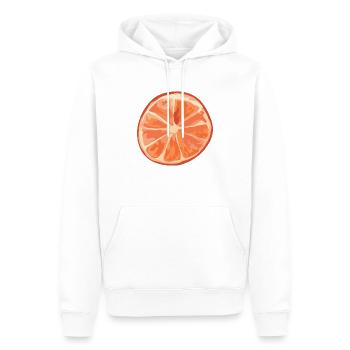 Orange - Sweat à capuche Premium bio Homme - blanc - Devant - Nico (187cm)