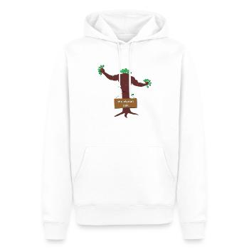 the styrian oak - Männer Premium Bio Hoodie - Weiß - Vorne - Nico (187cm)