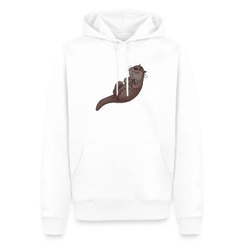 I love you like no otter - Männer Premium Bio Hoodie - Weiß - Vorne - Nico (187cm)