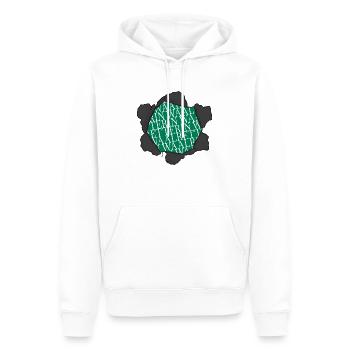 Droits des animaux Noël Océan Amoureux des animaux - Sweat à capuche Premium bio Homme - blanc - Devant - Nico (187cm)