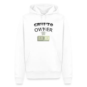 Bitcoin Trading Crypto Aktien - Männer Premium Bio Hoodie - Weiß - Vorne - Nico (187cm)