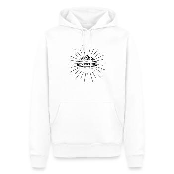 Adventure Travel Hiking Mountain - Männer Premium Bio Hoodie - Weiß - Vorne - Nico (187cm)