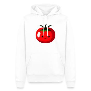 Tomaten Comic Tomate süß Cartoon 4 - Männer Premium Bio Hoodie - Weiß - Vorne - Nico (187cm)