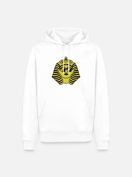 Pharaoh Sunglasses - Men’s Premium Organic Hoodie - white