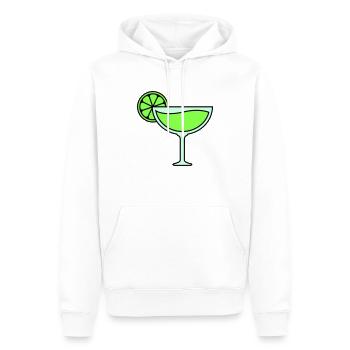 cocktail - Männer Premium Bio Hoodie - Weiß - Vorne - Nico (187cm)