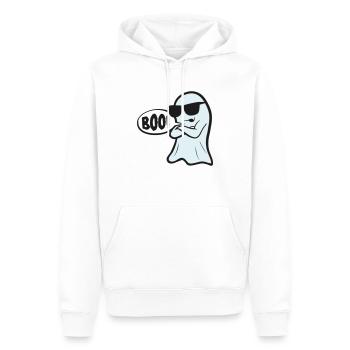 Hou - Sweat à capuche Premium bio Homme - blanc - Devant - Nico (187cm)