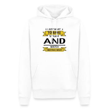 cook baker beach present idea confiserie fun happy - Männer Premium Bio Hoodie - Weiß - Vorne - Nico (187cm)