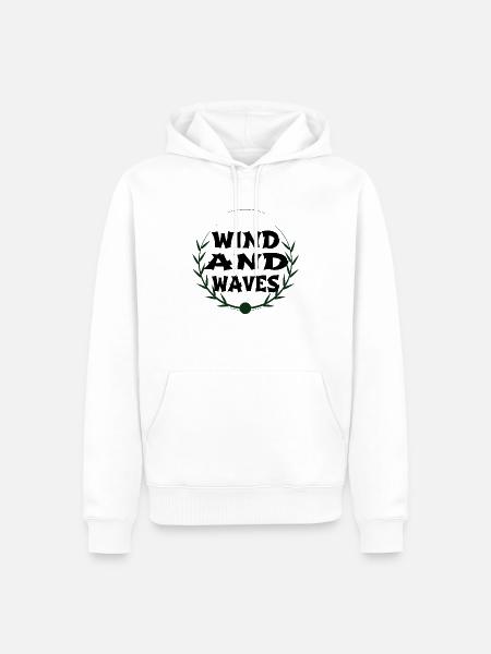 Liberty Windsurfing Events Quote - Men’s Premium Organic Hoodie - white