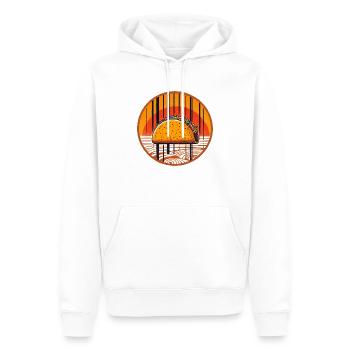 Taco - Männer Premium Bio Hoodie - Weiß - Vorne - Nico (187cm)