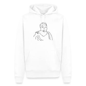 gaius quintus catull rom dichter verona latein - Männer Premium Bio Hoodie - Weiß - Vorne - Nico (187cm)