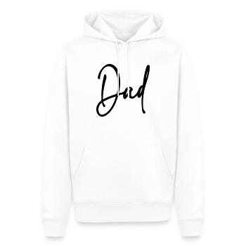 Tat - Männer Premium Bio Hoodie - Weiß - Vorne - Nico (187cm)