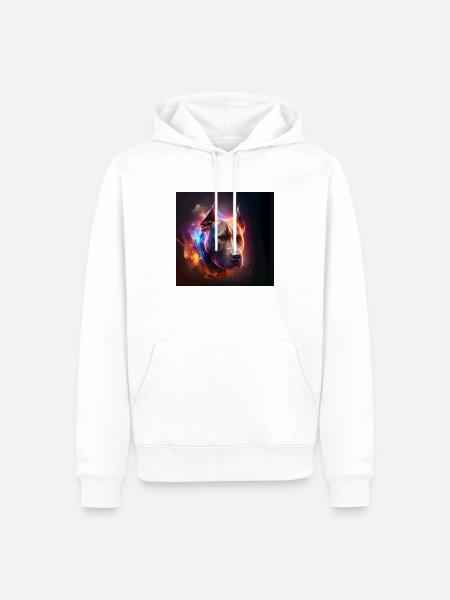 Pitbull Collection #02 - Men’s Premium Organic Hoodie - white