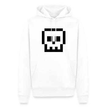G31 Kleiner Schädel - Männer Premium Bio Hoodie - Weiß - Vorne - Nico (187cm)